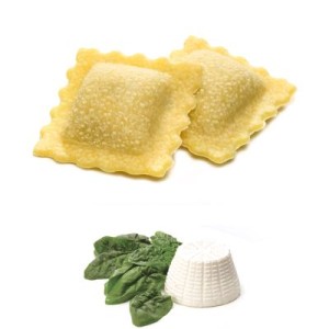 Ravioli with ricotta cheese and spinach, frozen, 1 kg